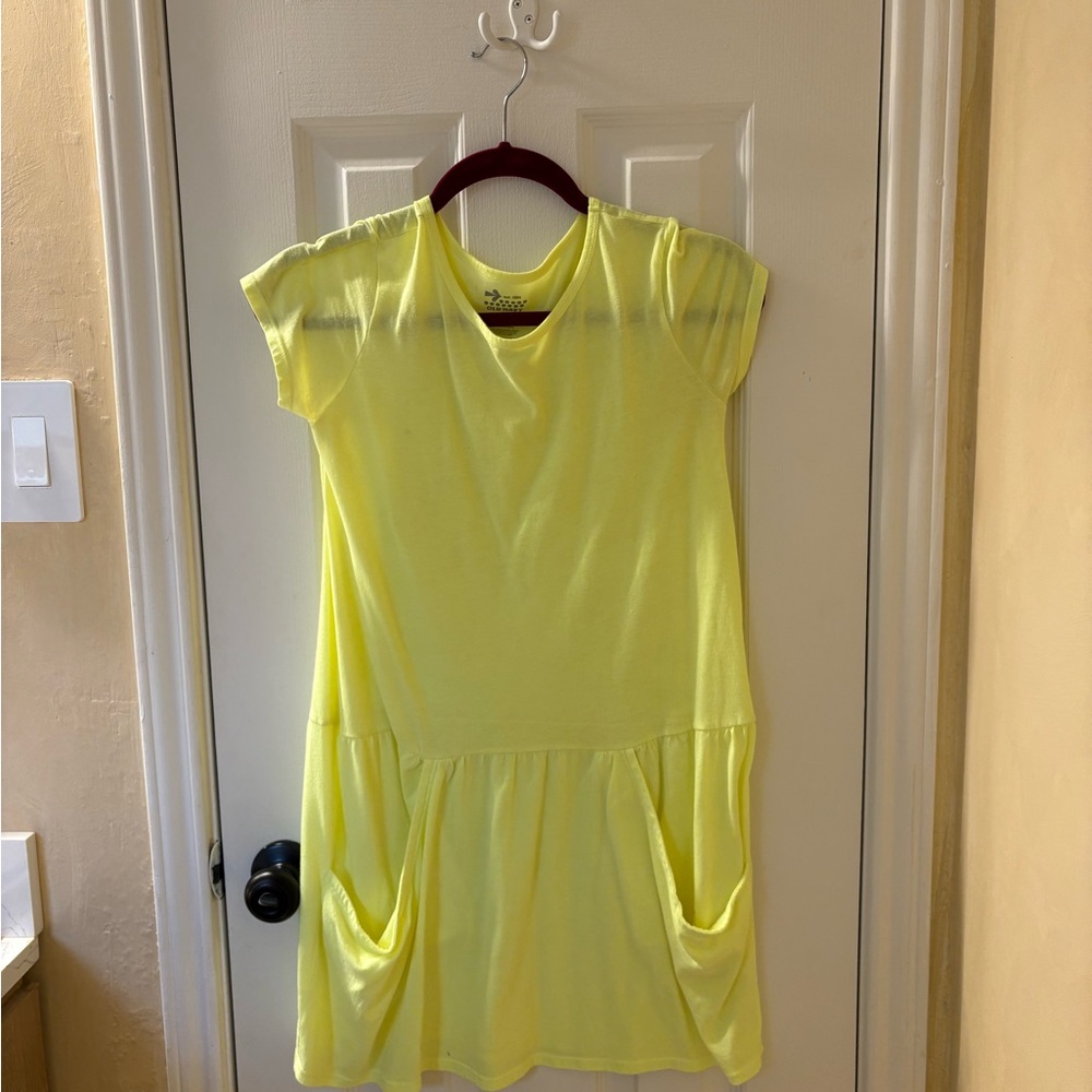 Old navy Bright Yellow Short Sleeve Dress S
